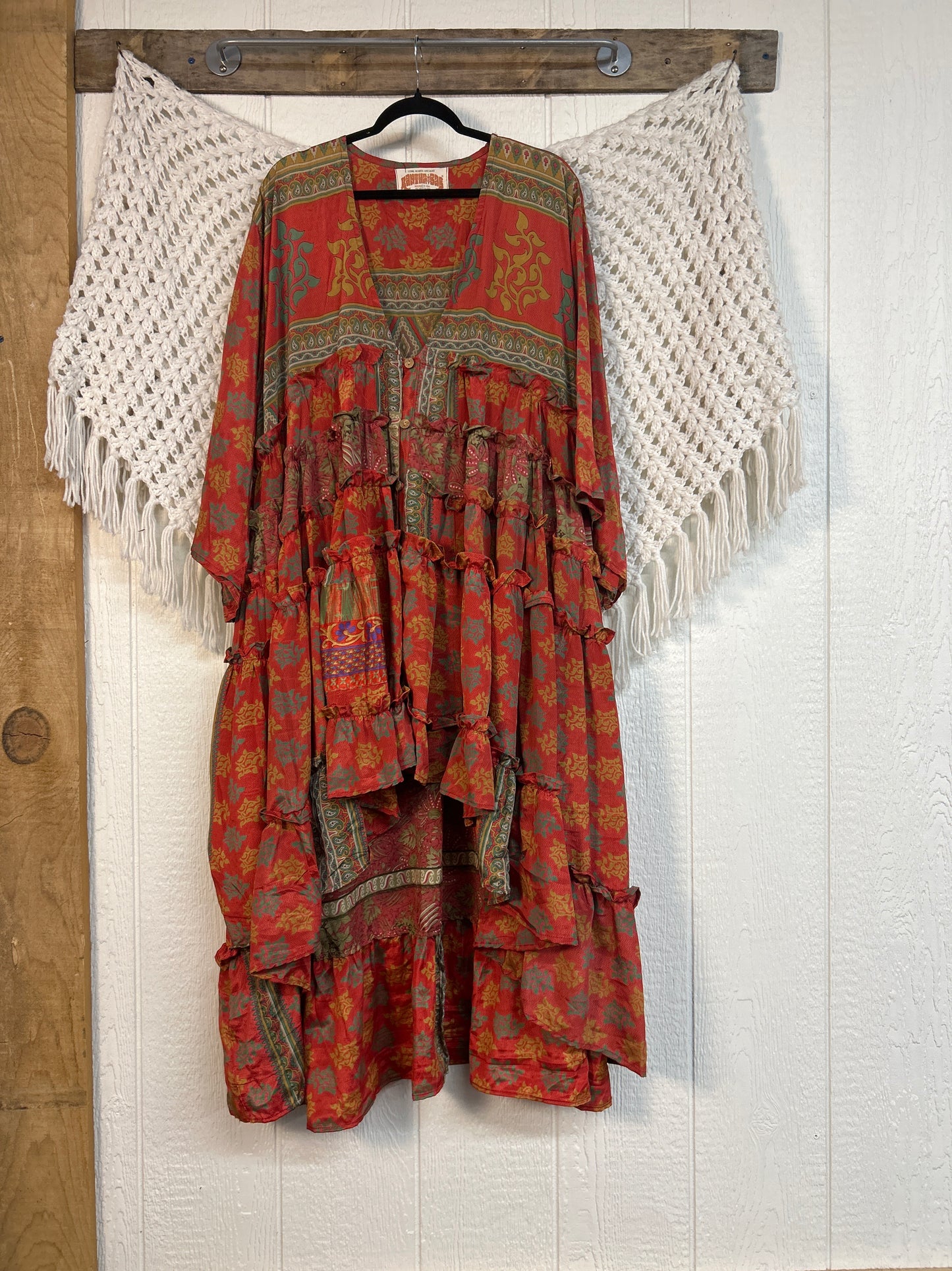 Rasgulla Sari Rhiannon Kimono 0826 120