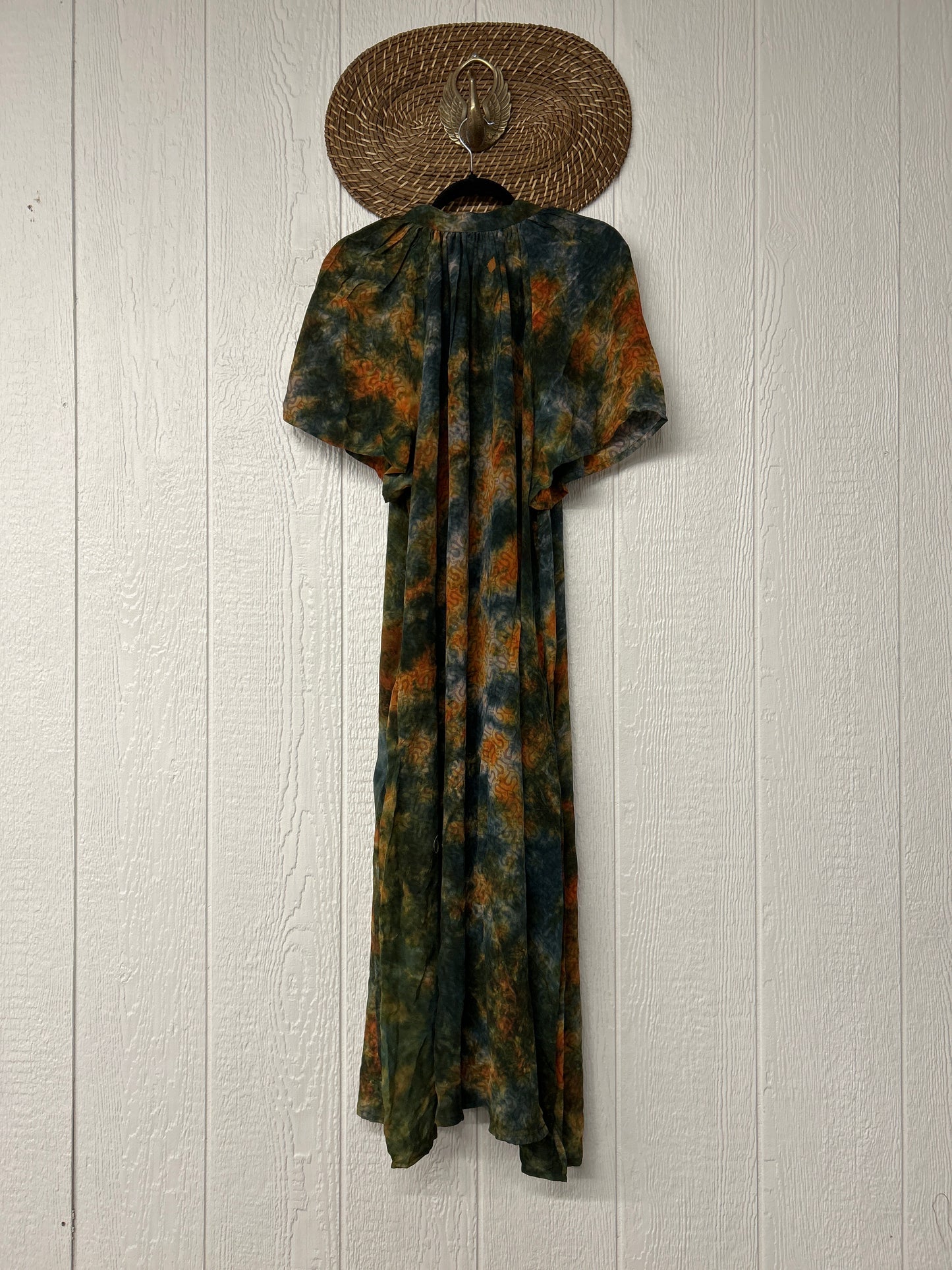Crepe Sari Summer Woodstock Duster 0626 272
