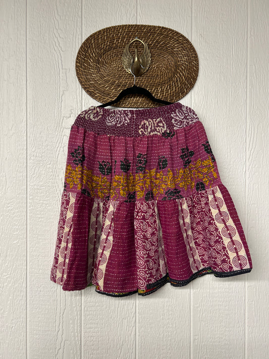 Pareo Kantha Meadow Skirt 0826 193