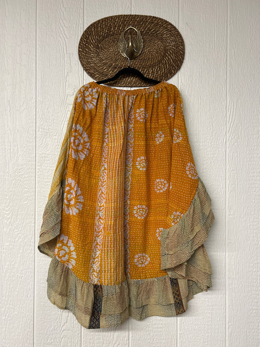 Pareo Kantha Wild Rose Skirt 0426 226