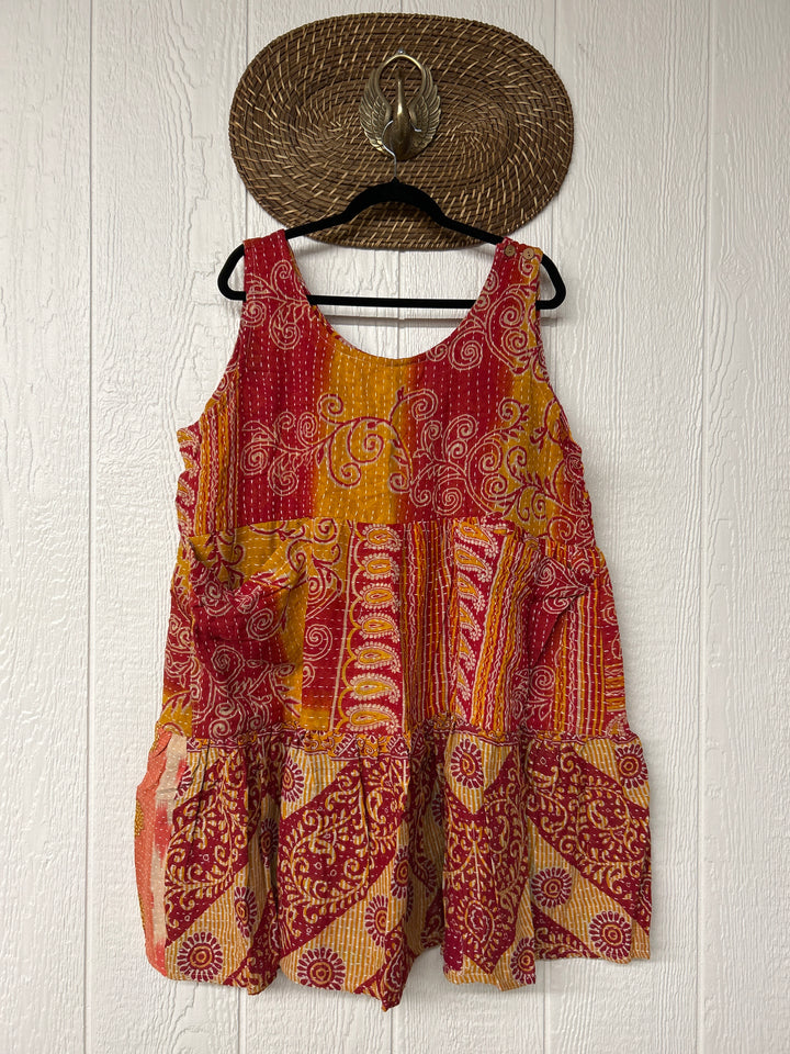 Kantha Meadow Mini Dress 0625 042