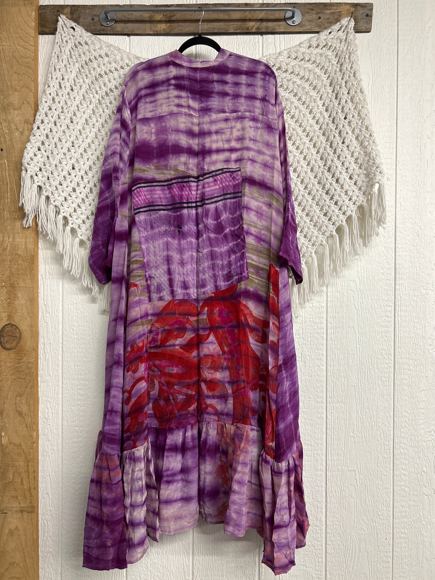 Crepe Sari Dahlia Duster Dress 0326 061