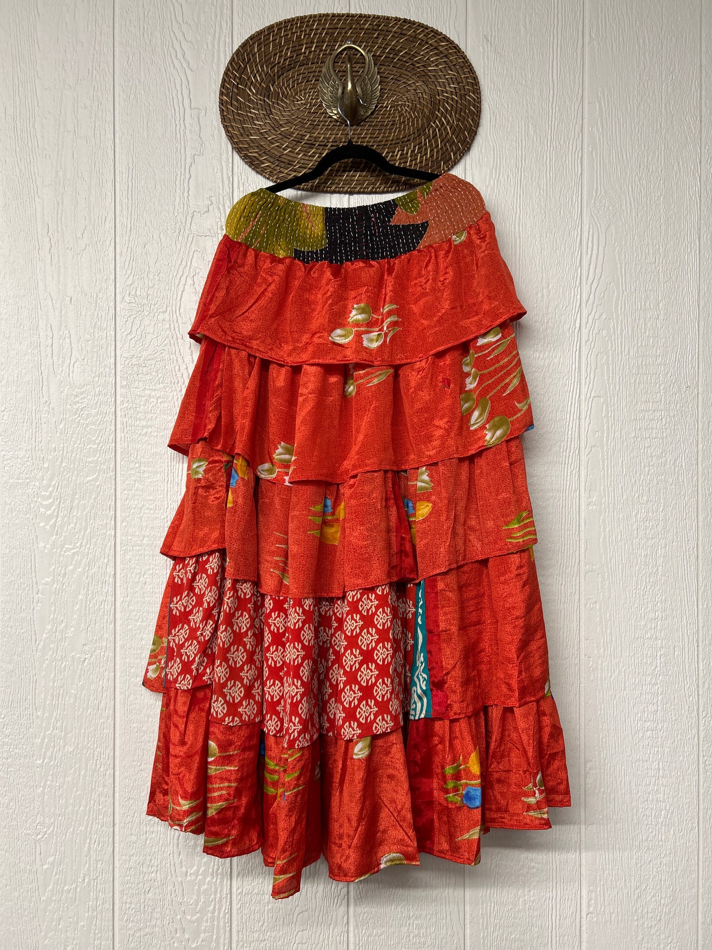 Rasgulla Sari Venus Ruffle Maxi 1125 089