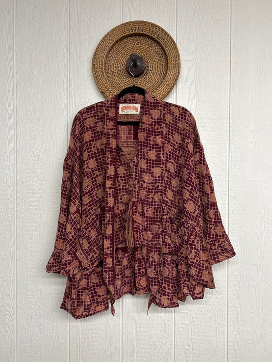 Crepe Sari Wild Rose Top 0426 175