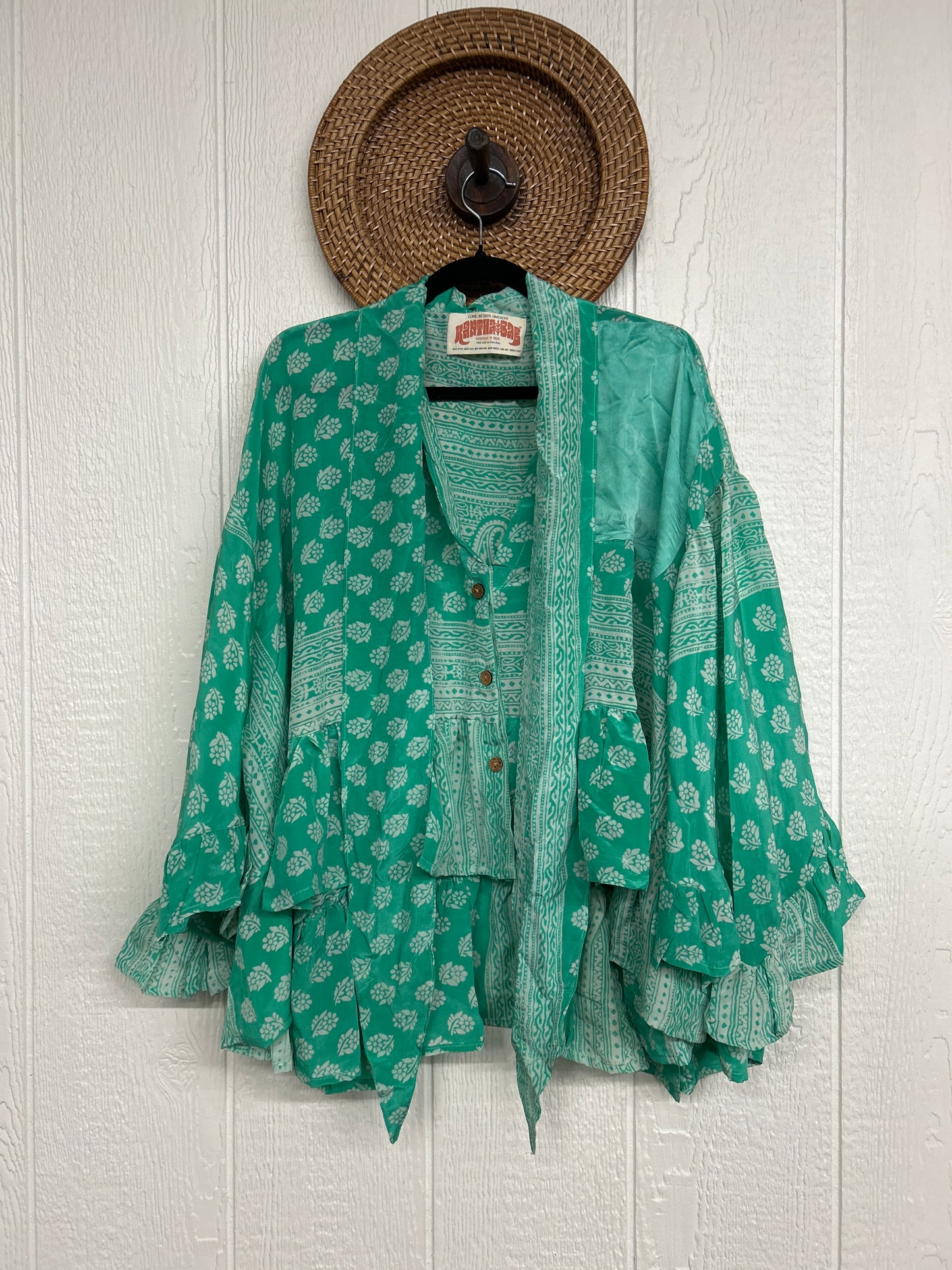 Crepe Sari Wild Rose Top 1225 050