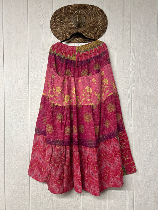 Pareo Kantha Lotus Maxi Skirt 0826 107