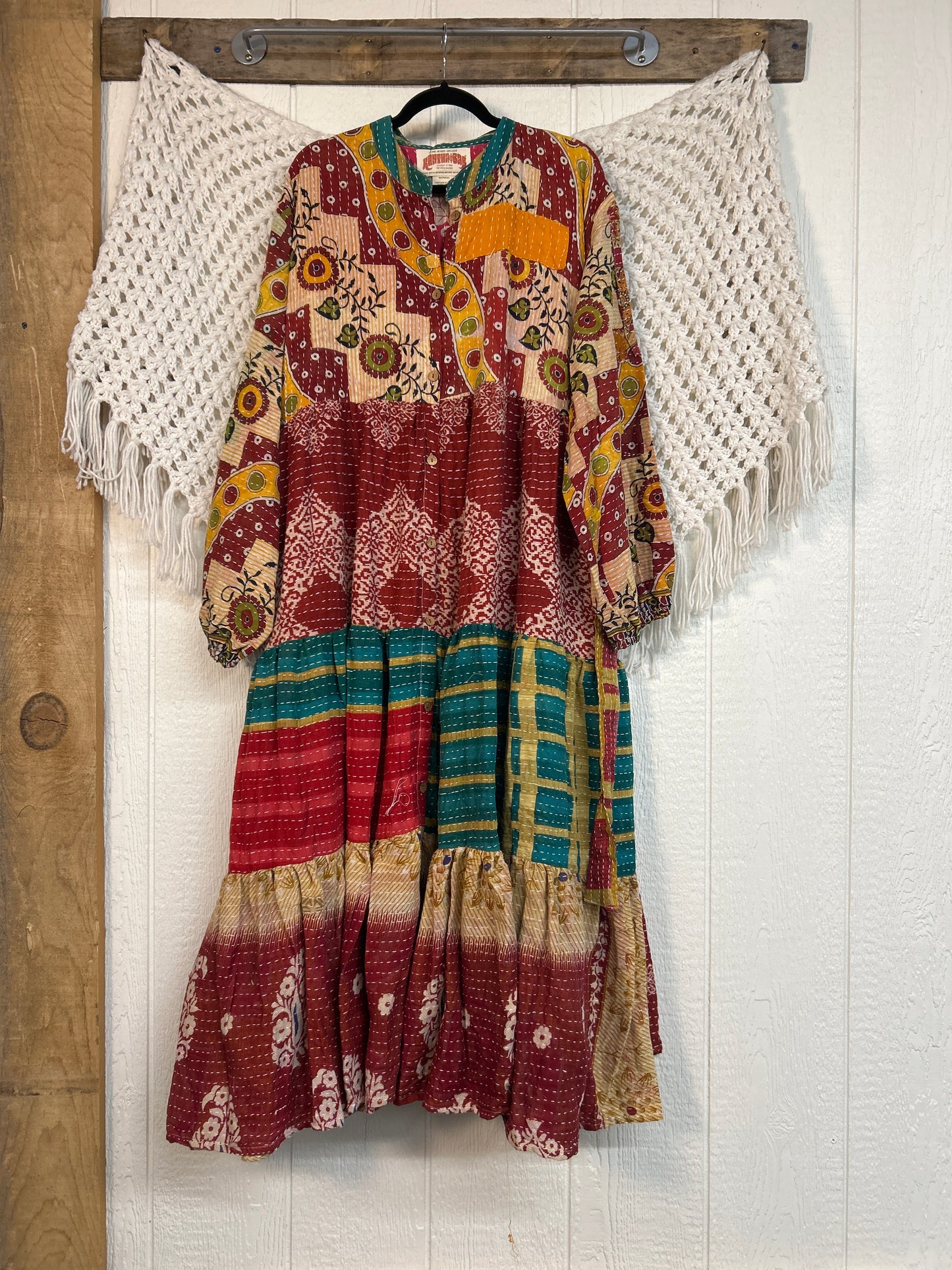Pareo Kantha Luminous Maxi Dress 0126 286