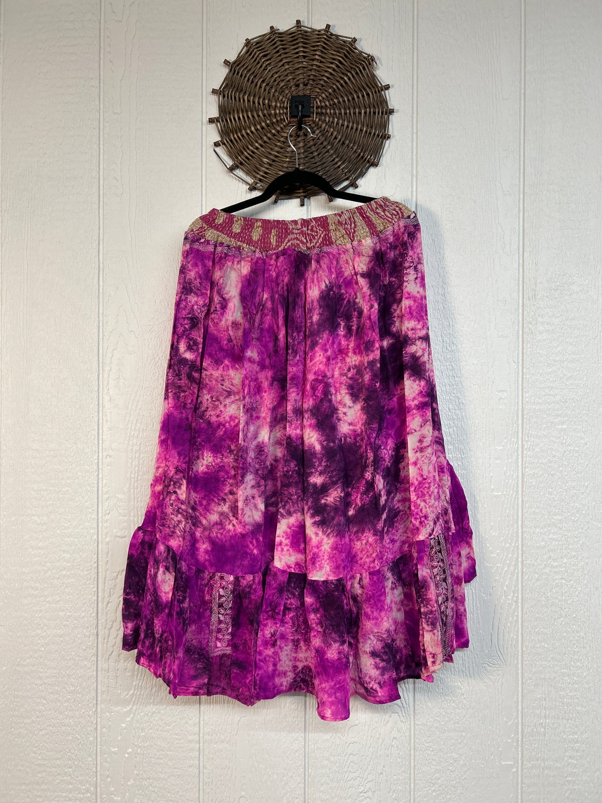 Crepe Sari Dahlia Skirt 1026 204