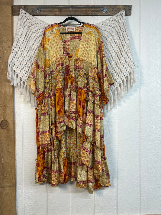 Rasgulla Sari Rhiannon Kimono 0826 018