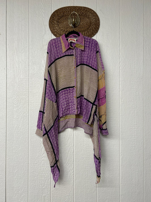 Crepe Sari Nirvana Button Down 1125 099