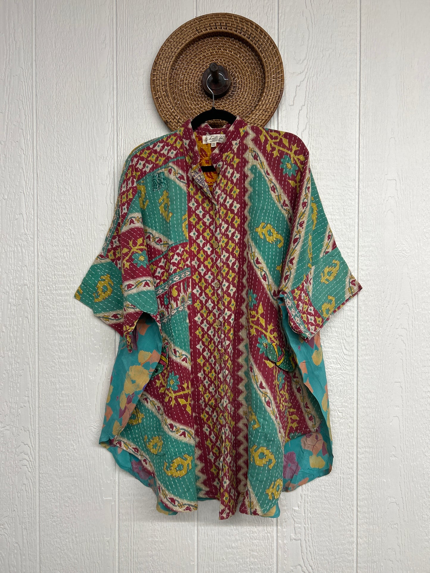 Pareo Kantha Free To Be Button-Down 0426 233