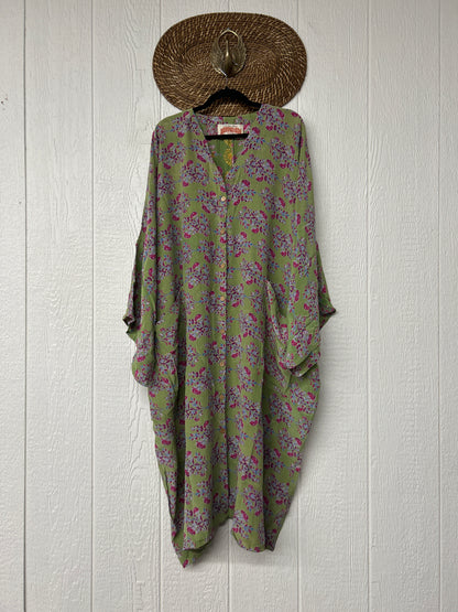 Crepe Sari Gaia Duster Dress 0826 003