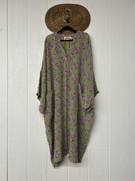 Crepe Sari Gaia Duster Dress 0826 003