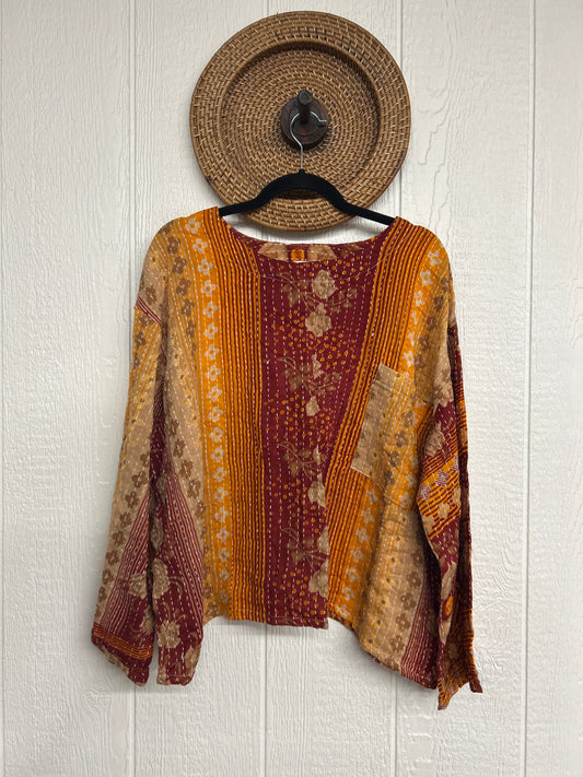 Pareo Kantha Wanderer Pocket Crop Top 0226 192