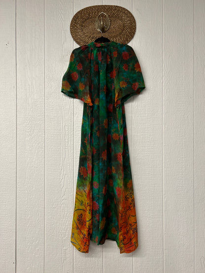 Crepe Sari Summer Woodstock Duster 0626 277