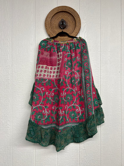 Pareo Kantha Wild Rose Skirt 0426 163