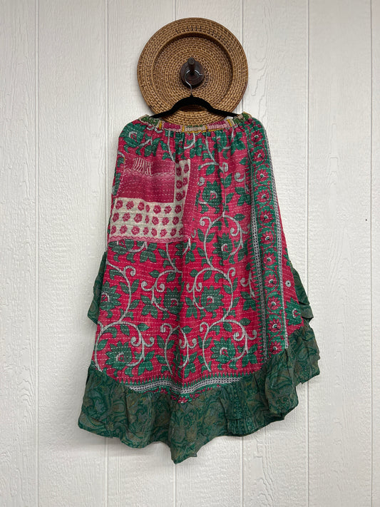 Pareo Kantha Wild Rose Skirt 0426 163