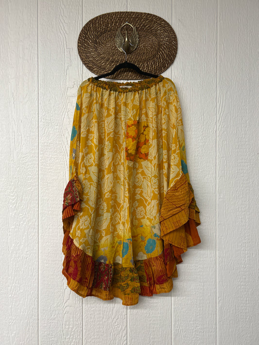 Crepe Wild Rose Skirt 1025 195