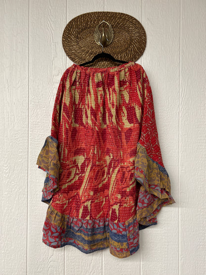 Pareo Kantha Wild Rose Skirt 0426 004