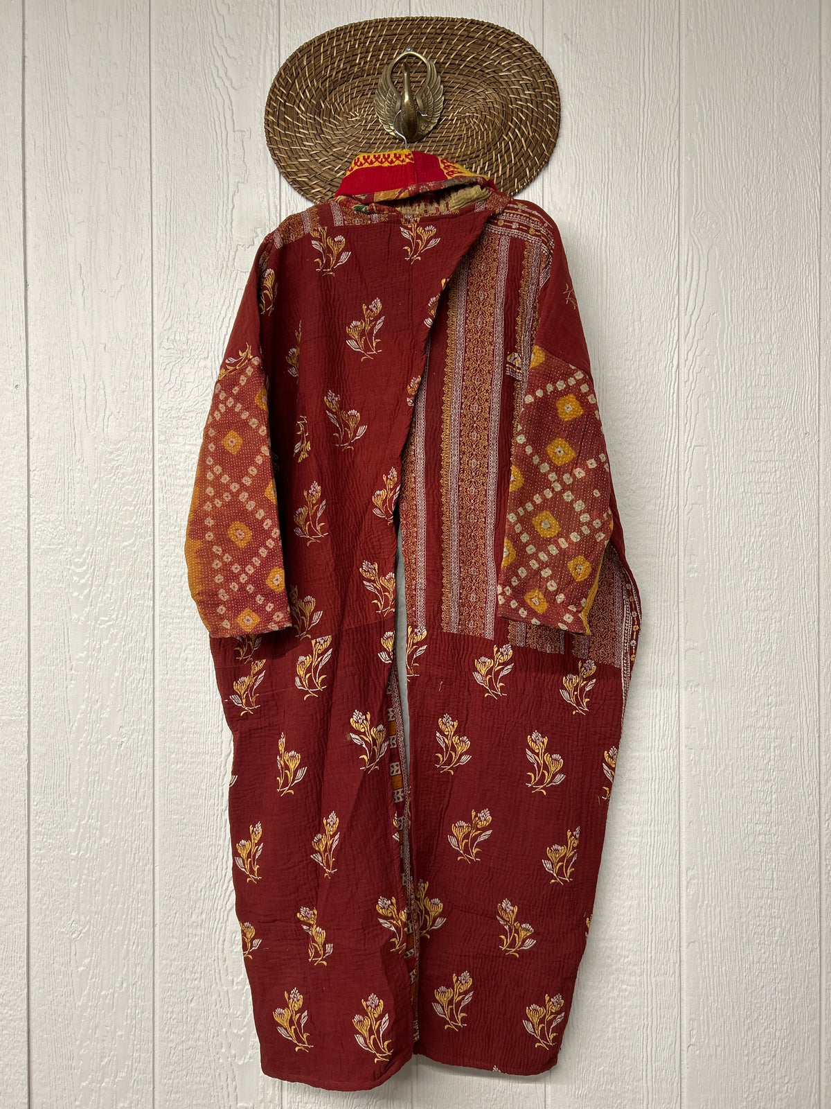 Fine Kantha Cowl Split Pullover 1026 007