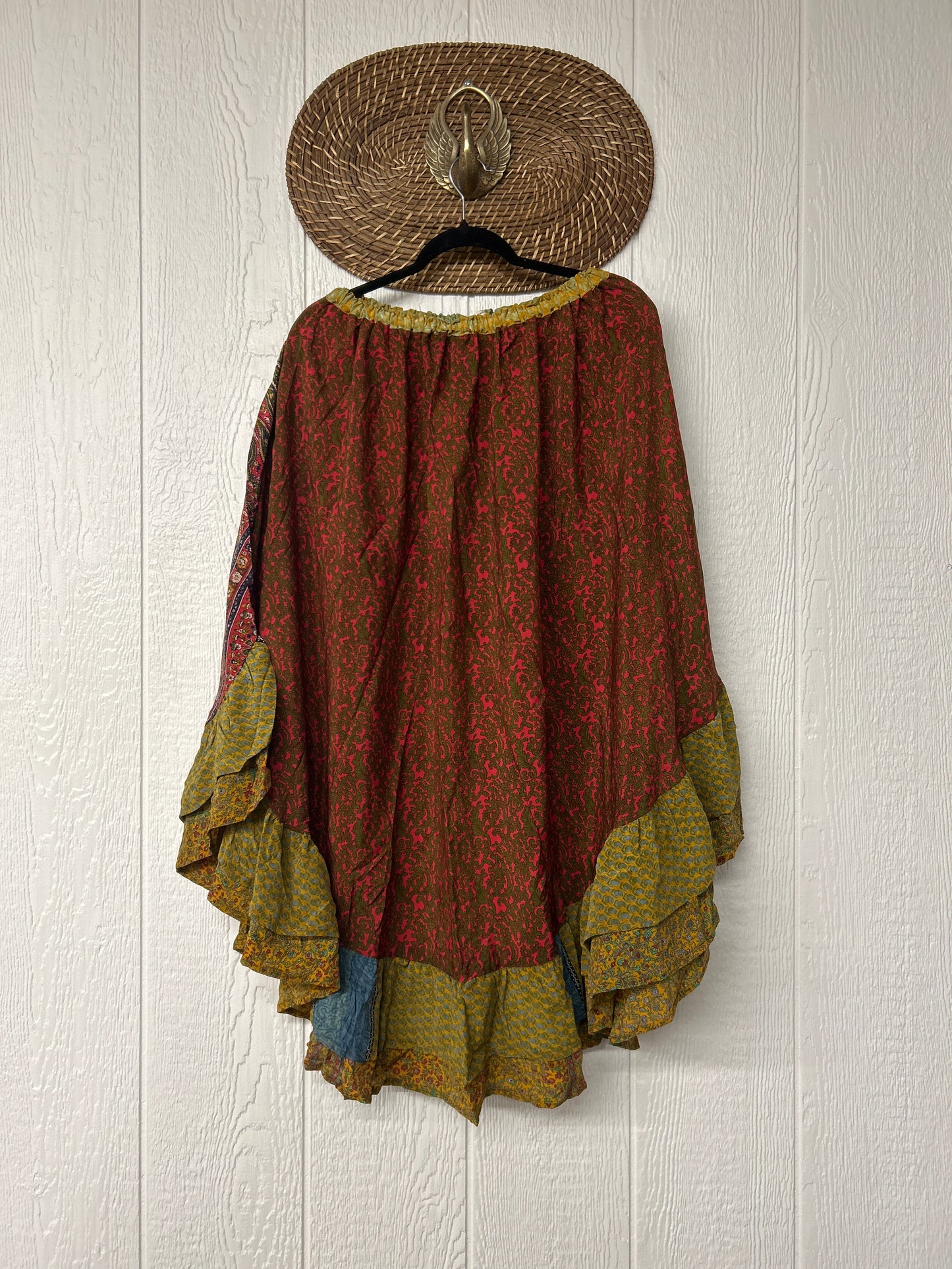 Crepe Wild Rose Skirt 1025 239