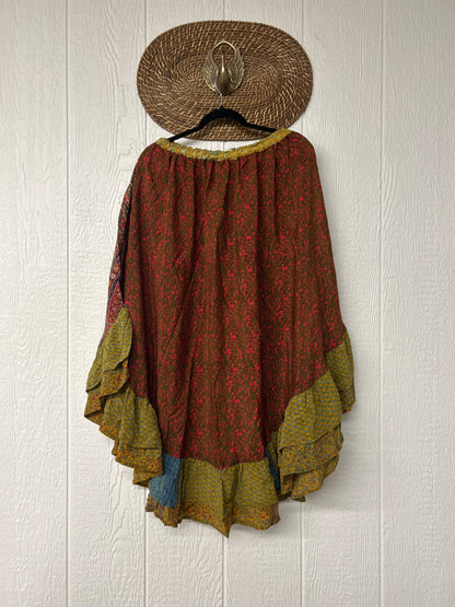 Crepe Wild Rose Skirt 1025 239