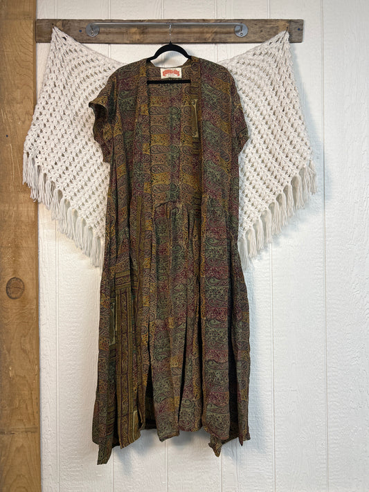 Crepe Sari Summer Evermore Kimono 0726 172