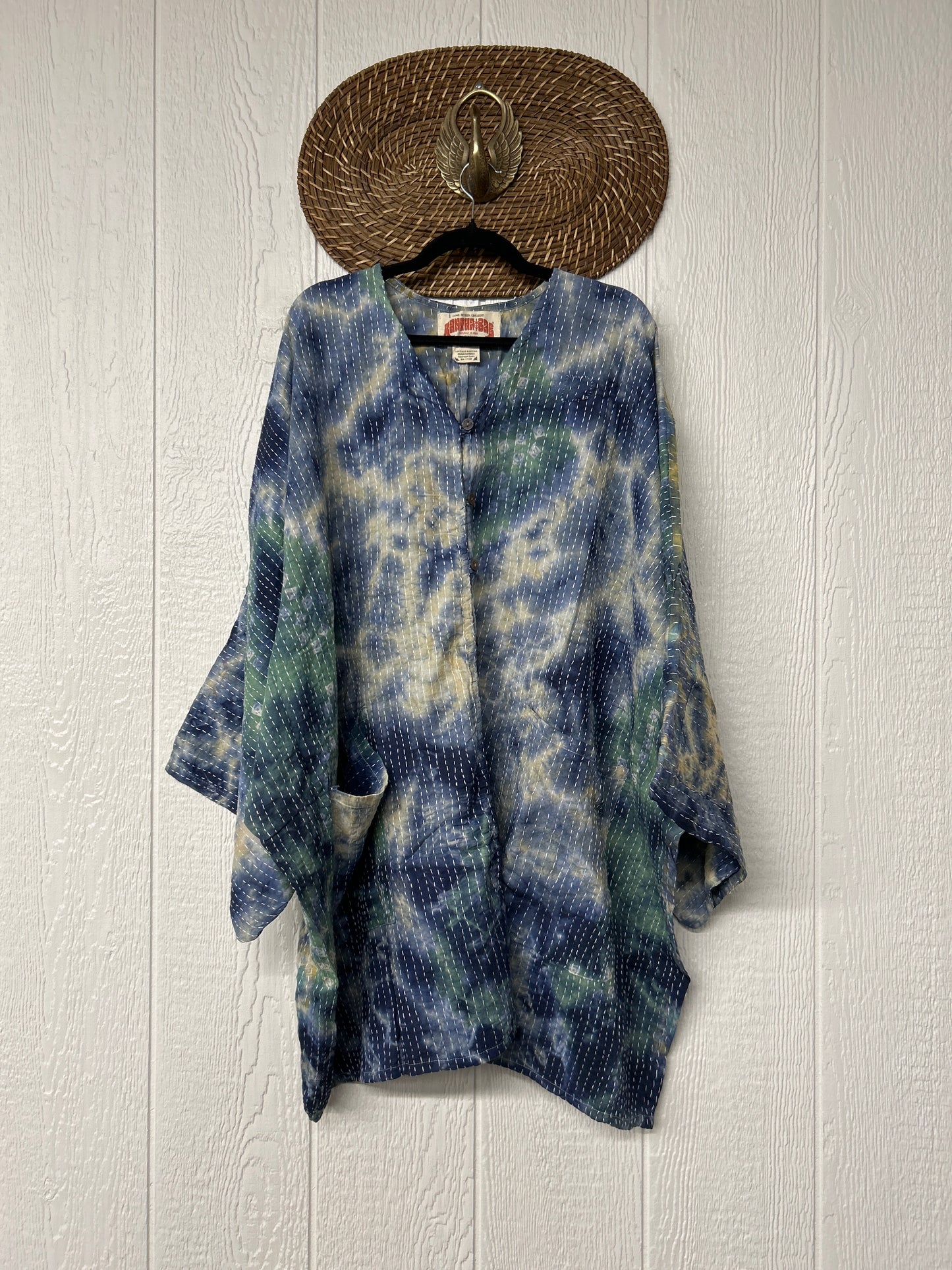 Pareo Kantha Gaia Button-Down Kimono 0526 013