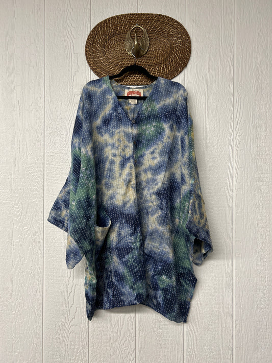 Pareo Kantha Gaia Button-Down Kimono 0526 013