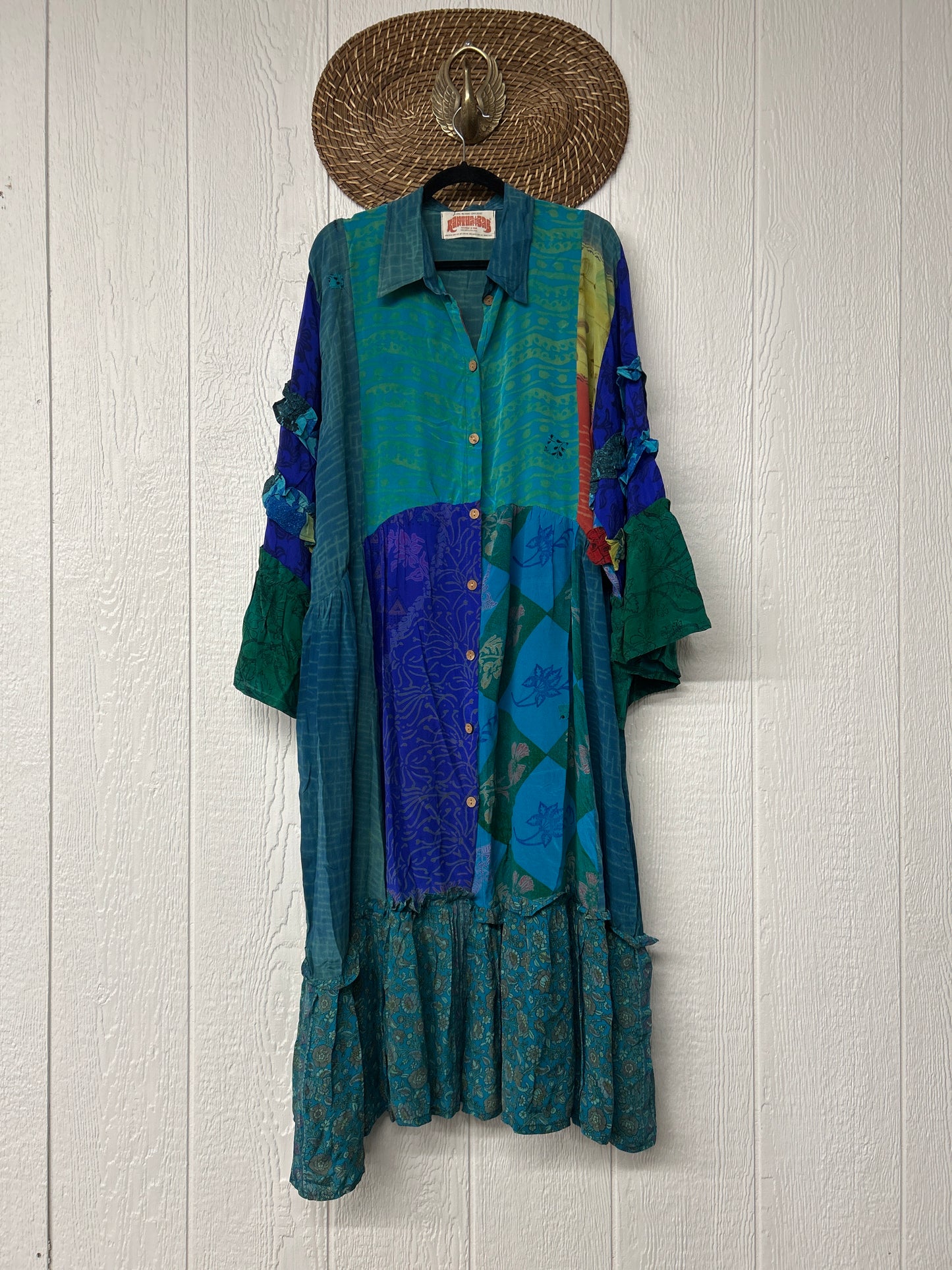 Crepe Sari Rhiannon Duster Dress 0226 095