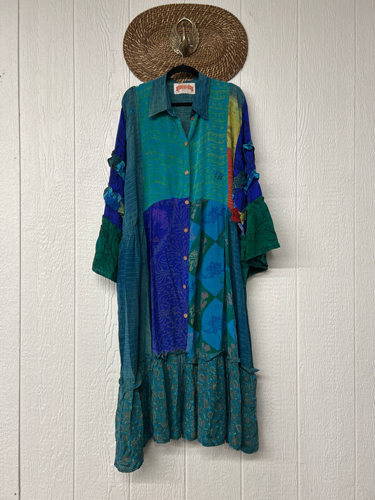 Crepe Sari Rhiannon Duster Dress 0226 095