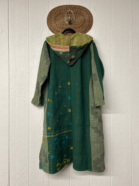 Fine Kantha Rising Sun Coat 1125 053