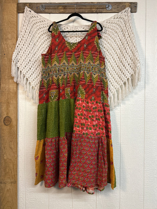 Pareo Kantha Celeste Maxi 0326 100
