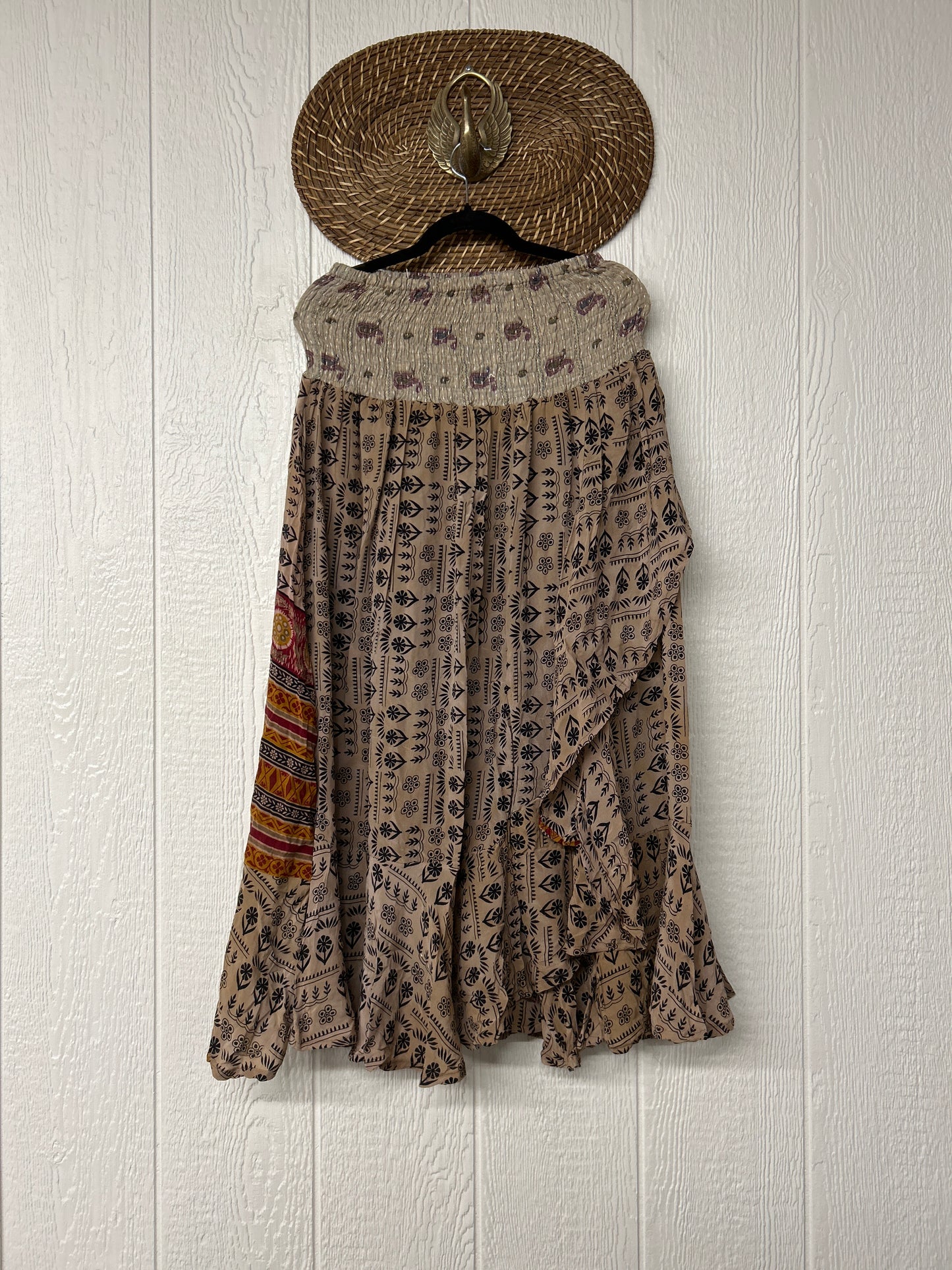 Crepe Sari Inner Peace Wrap Skirt 0626 131