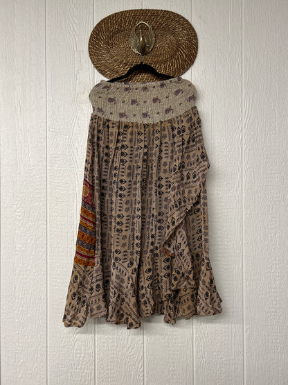 Crepe Sari Inner Peace Wrap Skirt 0626 131