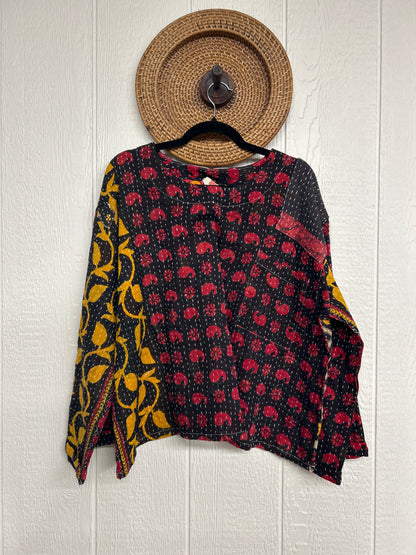 Pareo Kantha Wanderer Pocket Crop Top 0226 073