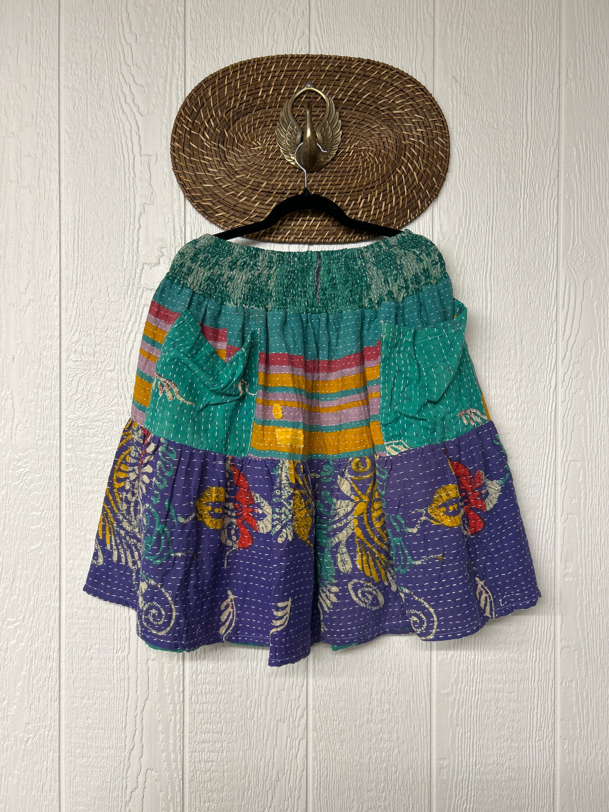 Pareo Kantha Meadow Skirt 0826 149