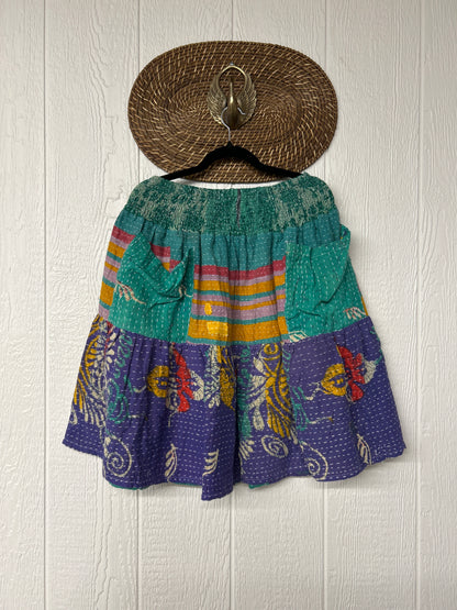 Pareo Kantha Meadow Skirt 0826 149
