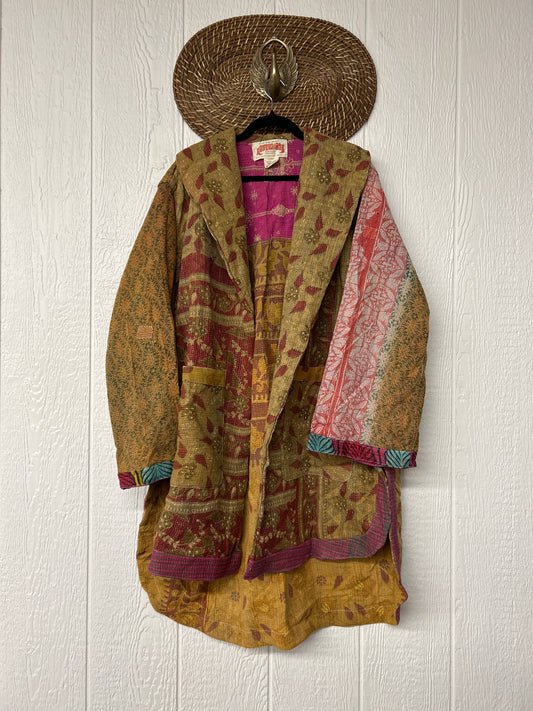 Fine Kantha Drifter Coat 1125 136