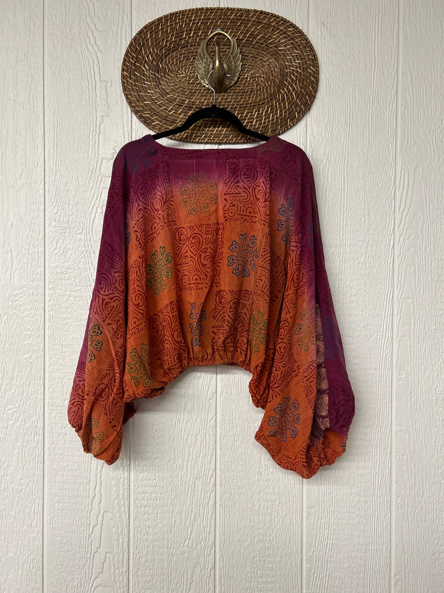 Crepe Sari Luna Crop Top 0126 272