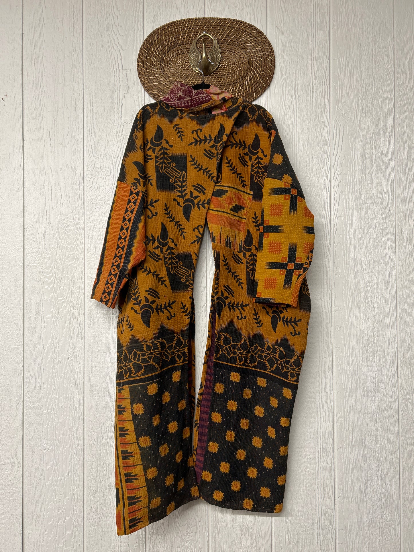 Fine Kantha Cowl Split Pullover 1225 093