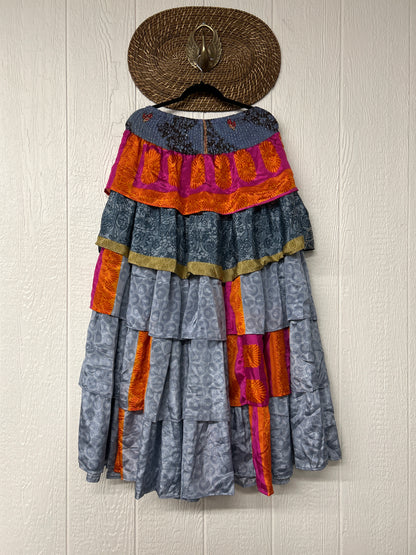 Rasgulla Sari Venus Ruffle Maxi 1125 121