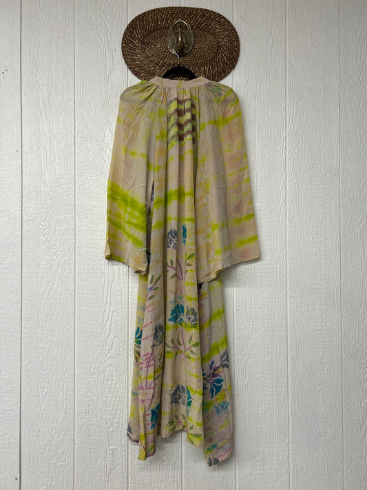 Crepe Sari Woodstock Duster Dress 0226 103