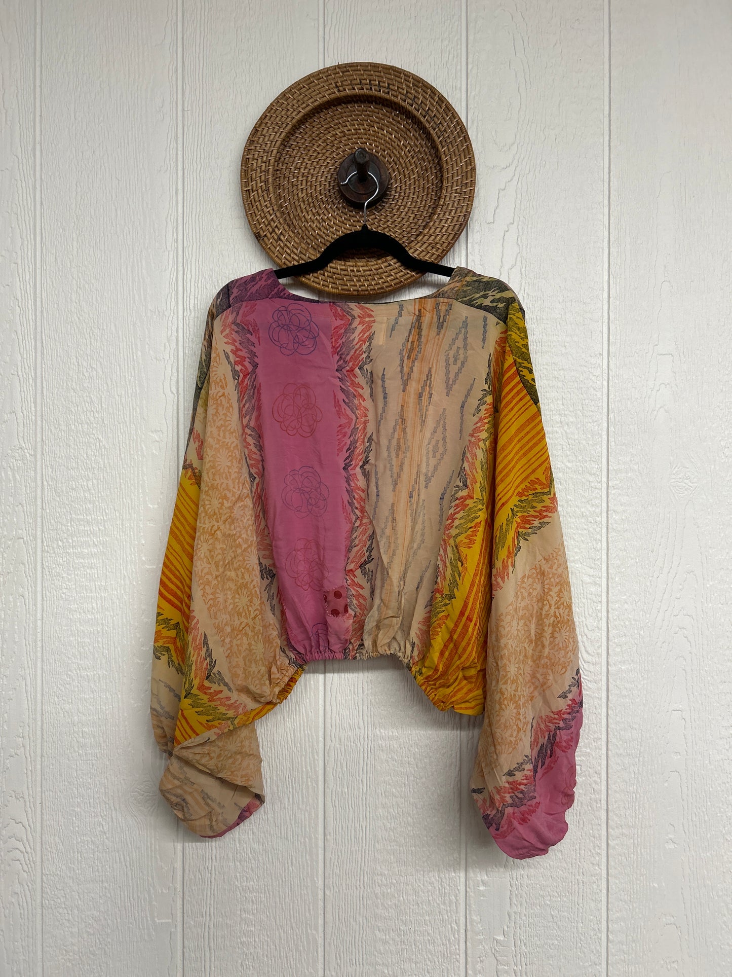 Crepe Sari Luna Crop Top 0126 034