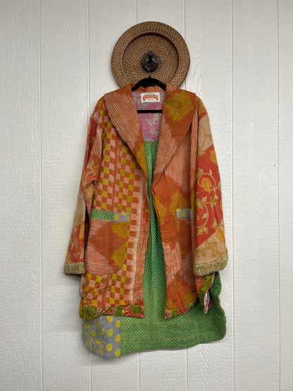 Fine Kantha Drifter Coat 1026 267