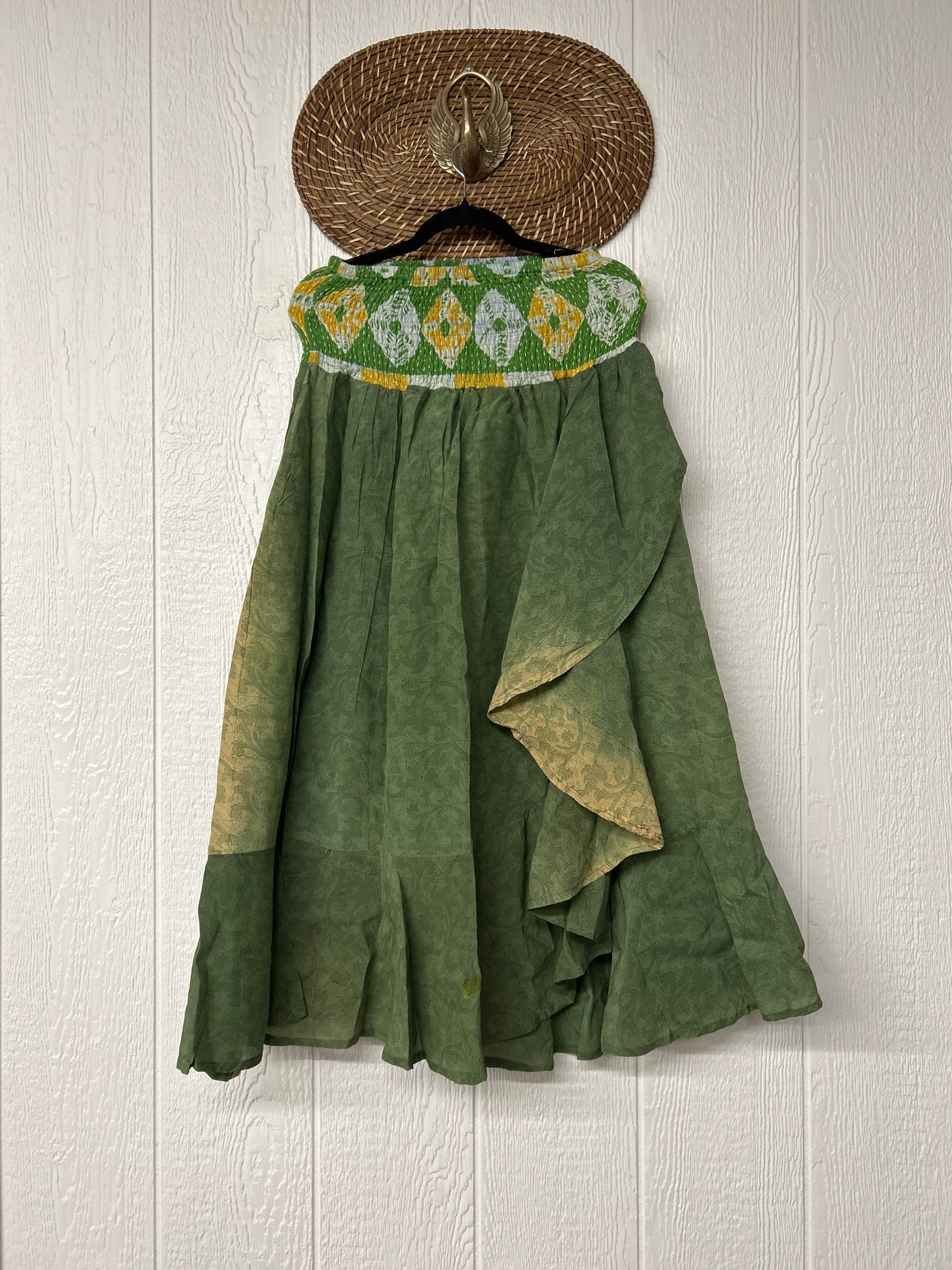 Crepe Sari Inner Peace Wrap Skirt 0626 149