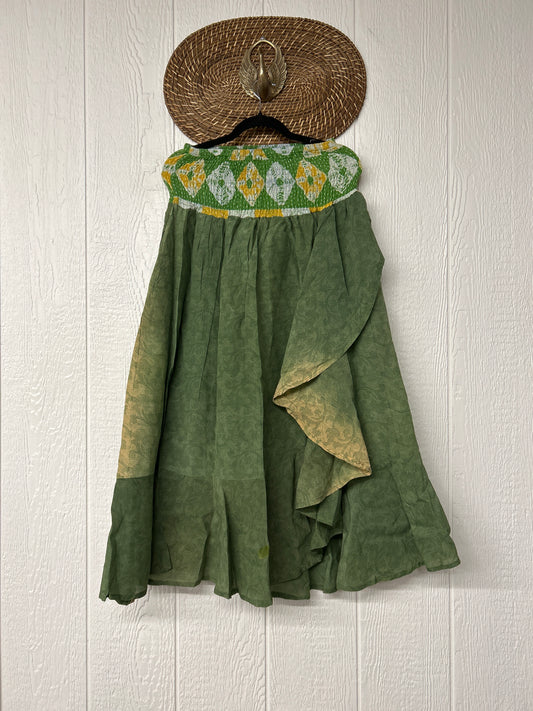 Crepe Sari Inner Peace Wrap Skirt 0626 149
