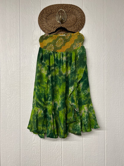 Crepe Sari Inner Peace Wrap Skirt 0626 157