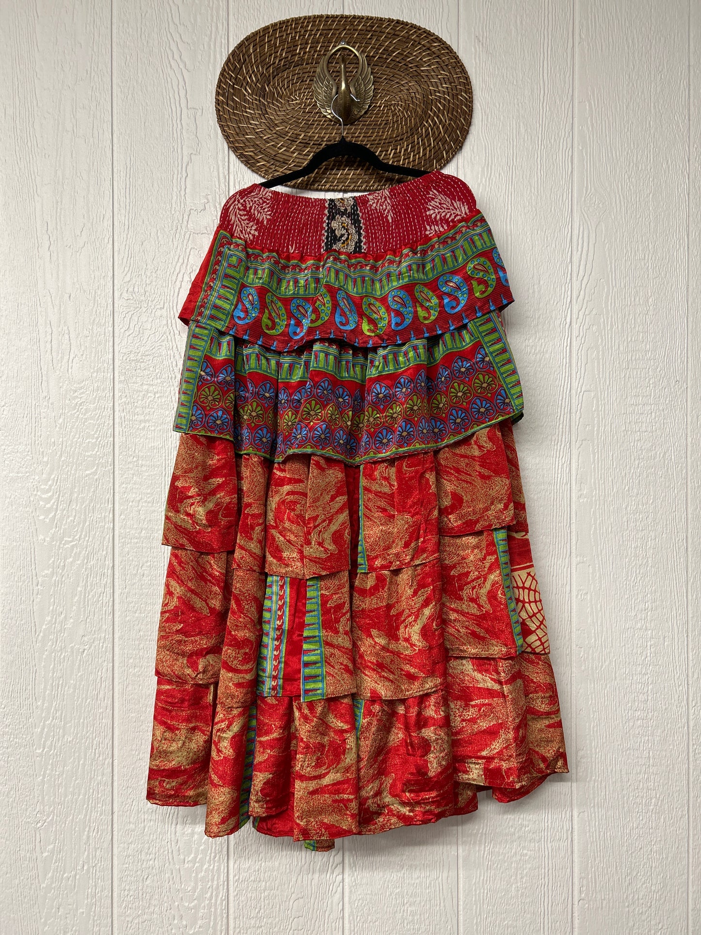 Rasgulla Sari Venus Ruffle Maxi 1125 013