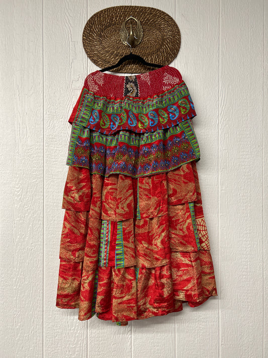 Rasgulla Sari Venus Ruffle Maxi 1125 013